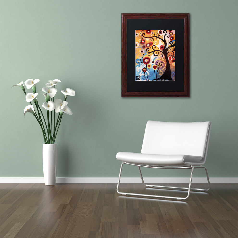 Natasha Wescoat '017' Art, Wood Frame, Black Mat, 11x14