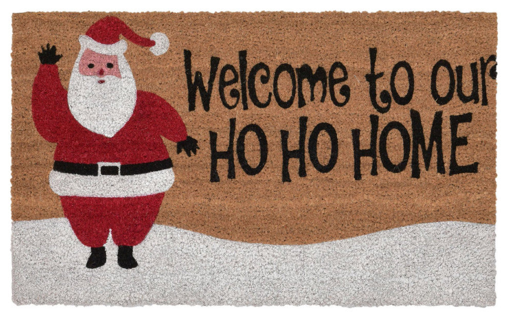 Natura Ho Ho Home Outdoor Mat, Natural, 1'6"x2'6"
