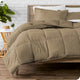 Bare Home Down Alternative Comforter Set, Taupe, Twin/Twin Xl