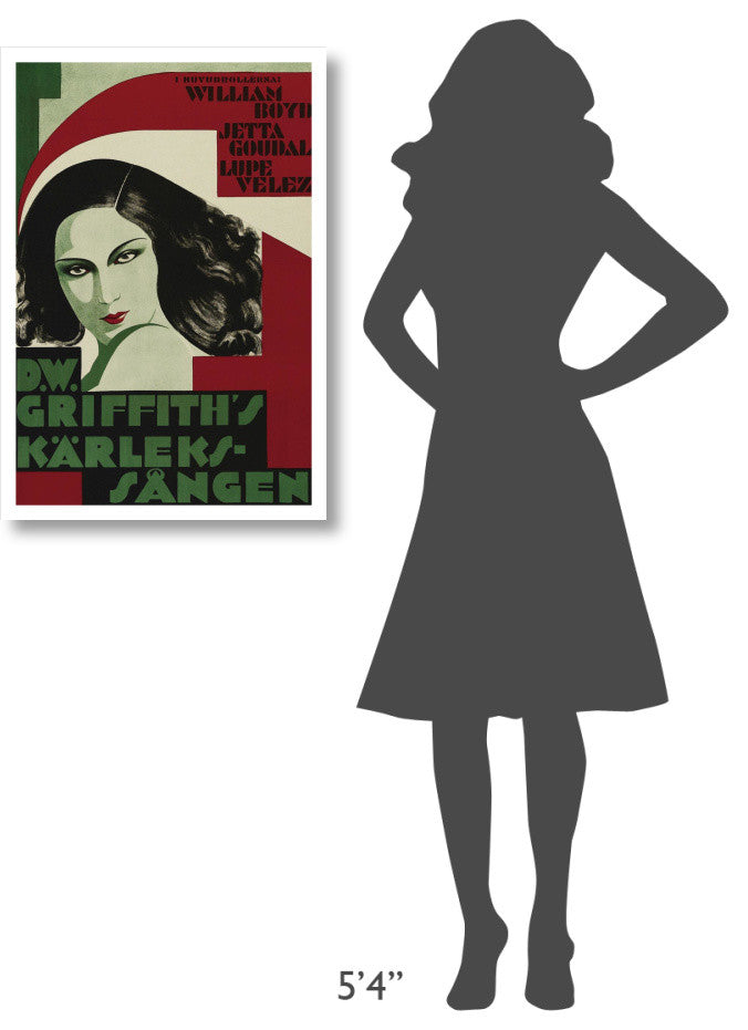 "Vintage Film Posters: Lady of the Pavements" Paper Print, 22"x32"