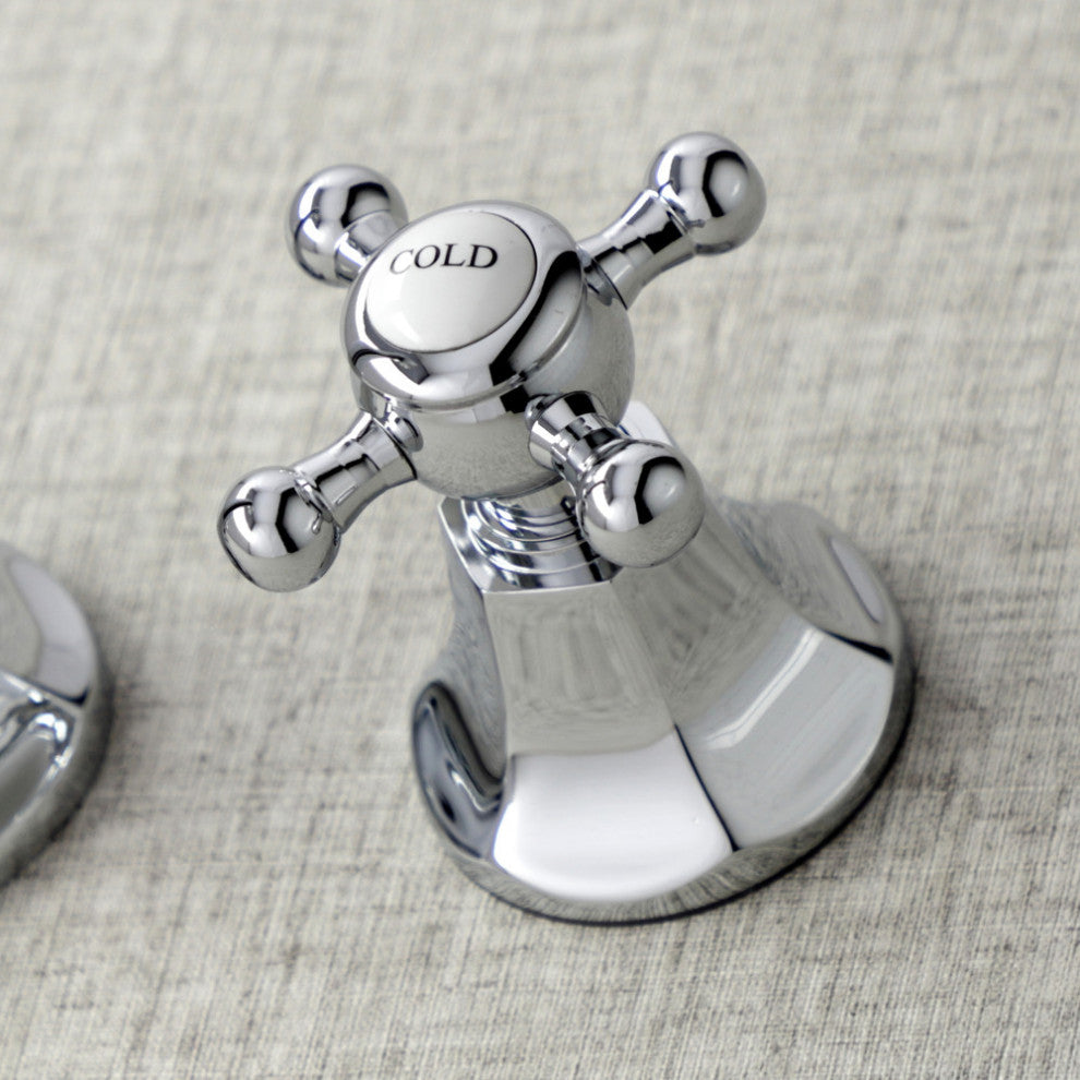 KS4021BX 2-Handle Wall Mount Tub Faucet, Polished Chrome