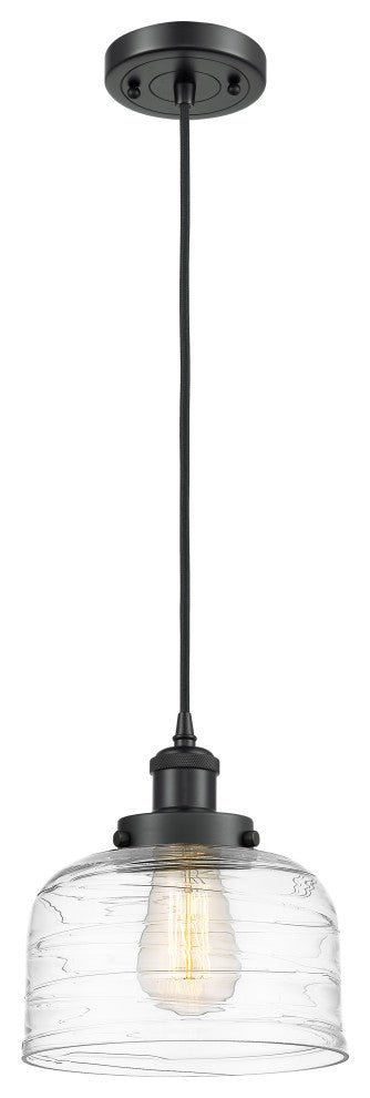 Innovations 916-1P-BK-G713-LED 1-Light Mini Pendant, Matte Black