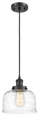 Innovations 916-1P-BK-G713-LED 1-Light Mini Pendant, Matte Black