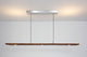 Cerno Vix LED Linear Pendant, Walnut, 3500k (Cool)