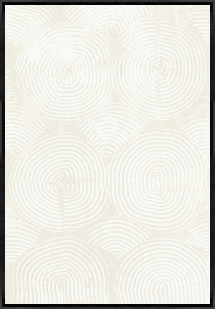 30x44 Your Trace IV, Framed Artwork, Black