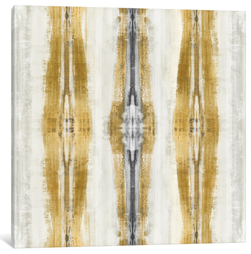 "Eminent In Gold II" by Ellie Roberts, Canvas Print, 12"x12"
