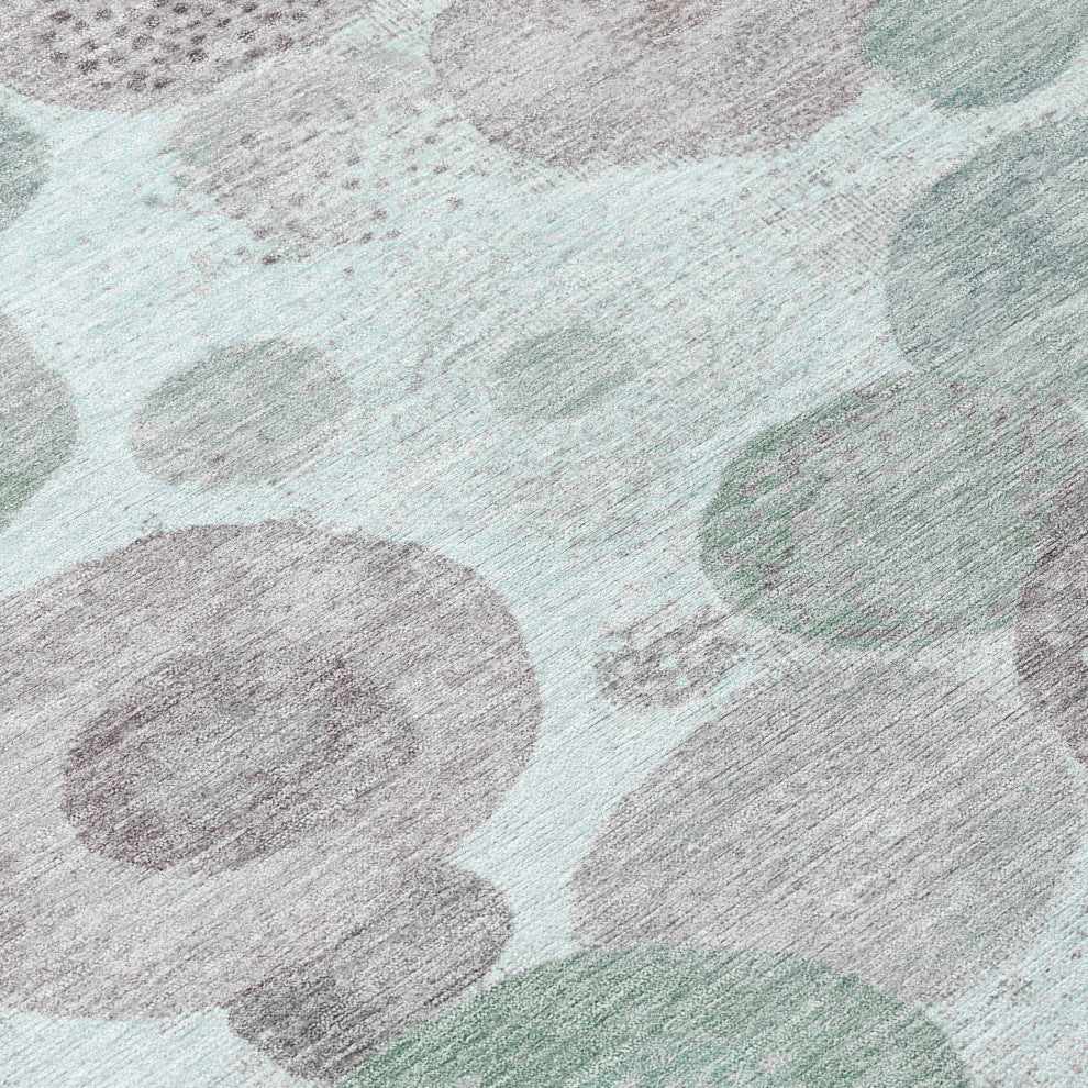 Machine Washable Indoor/Outdoor Chantille ACN1896 Mint 1'8" x 2'6" Rug