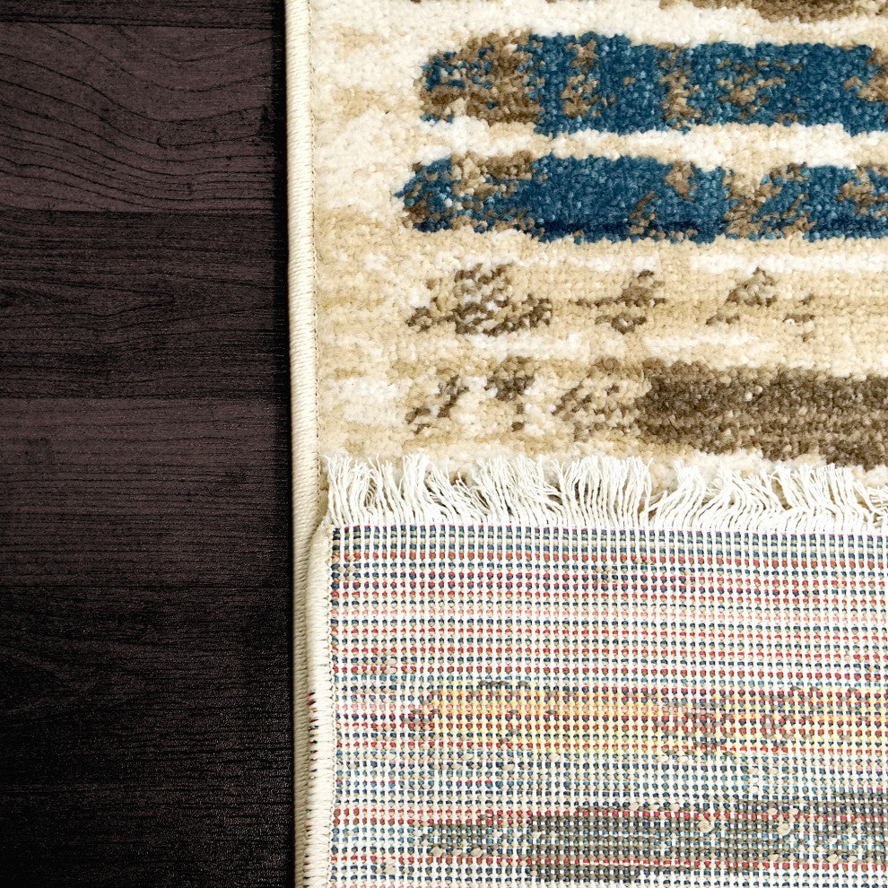Dynamic Rugs Oxford Area Rug, Cream/Multi, 3.11x5.7