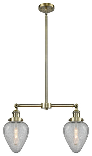 Innovations Lighting 209 Geneseo Geneseo 2 Light 21"W Linear - Antique Copper /