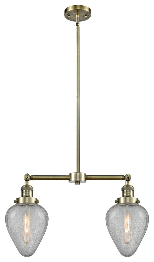 Innovations Lighting 209 Geneseo Geneseo 2 Light 21"W Linear - Antique Copper /