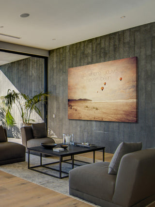"Go Where You've Never Been" Print on Canvas by Sylvia Cook