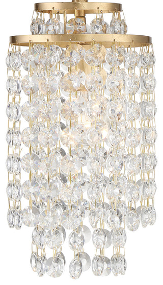 Gabrielle 1-Light Antique Gold Chandelier