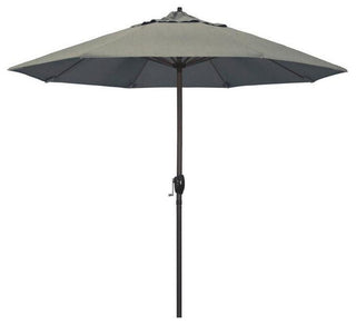 9' Casa Series Patio Umbrella With Sunbrella 1A Spectrum Dove Fabric