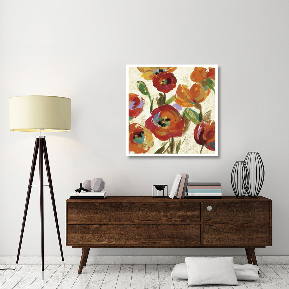"July in the Garden IV" Digital Paper Print by Silvia Vassileva, 38"x38"