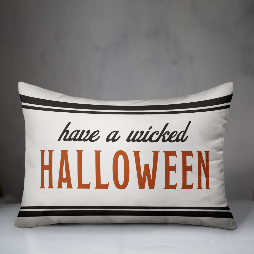 A Wicked Halloween 14x20 Spun Poly Pillow