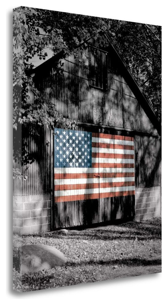 "Made In The Usa" By Richard Roffman, Giclee Print on Gallery Wrap Canvas