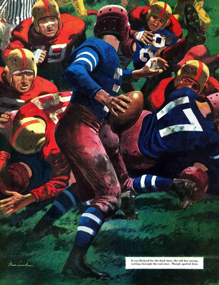 "The Golden Arm" Painting Print on Canvas by Fred Ludekens