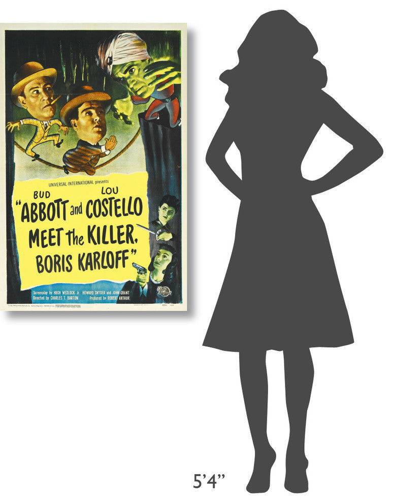 "Abbott & Costello - Meet The Killer" Canvas by Hollywood Photo Archive, 26x40"