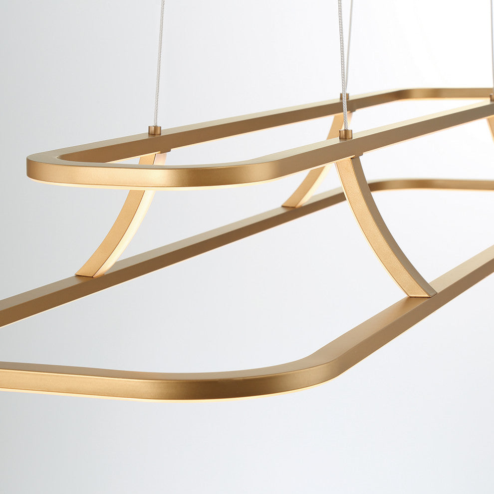 Cadoux 1-Light Chandelier, Gold