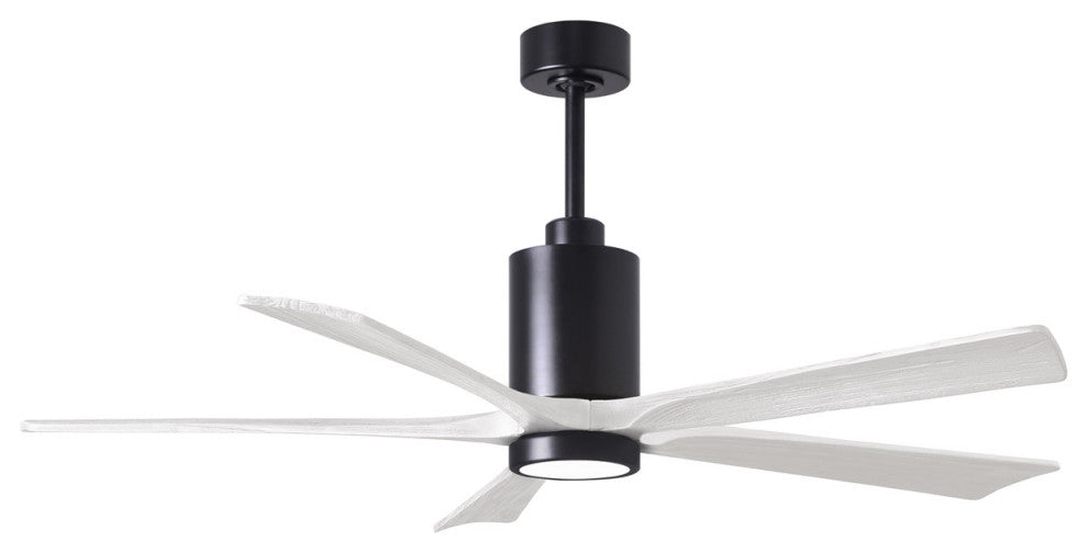 Matthews Fan Patricia-5 With Kit, Matte Black, 60" Matte White