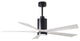 Matthews Fan Patricia-5 With Kit, Matte Black, 60" Matte White