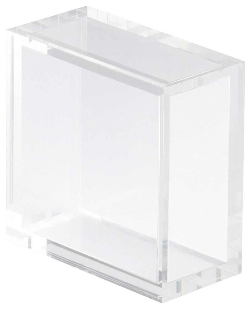 Cyan 6X6 Square Acrylic Pedestal 01833, Clear