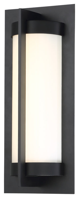 WAC Lighting Oberon LED Outdoor Wall Light, Black, 14"