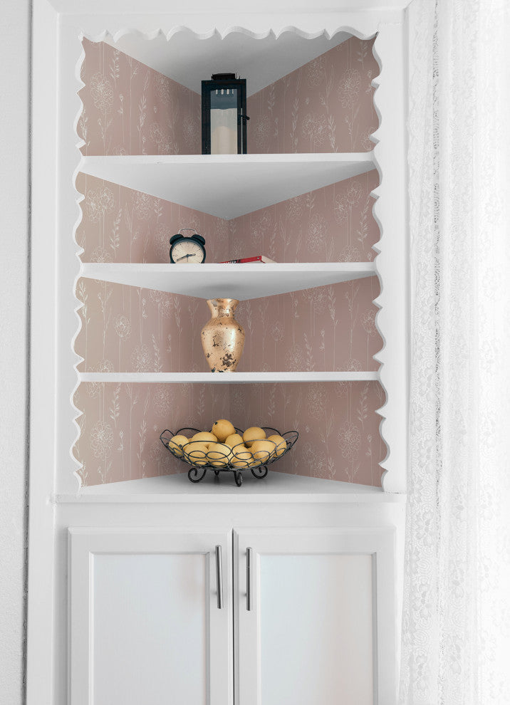 Pink Maisey Peel & Stick Wallpaper