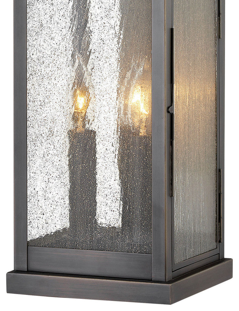 Hinkley Revere Large Wall Mount Lantern, Blackened Brass