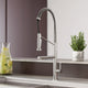 Nouvet Single Handle, Pull-Down Kitchen Faucet With Pot Filler, Brushed Nickel