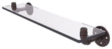 Pipeline Glass Shelf, Antique Bronze, 22"