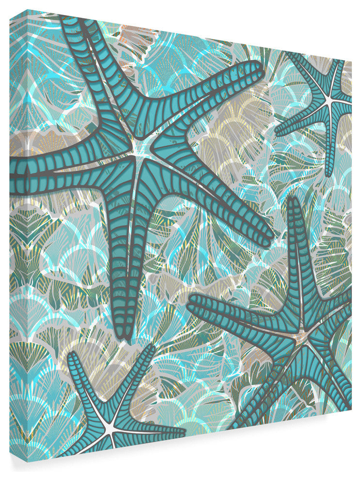 "Starfish Pattern" by Lightboxjournal, Canvas Art