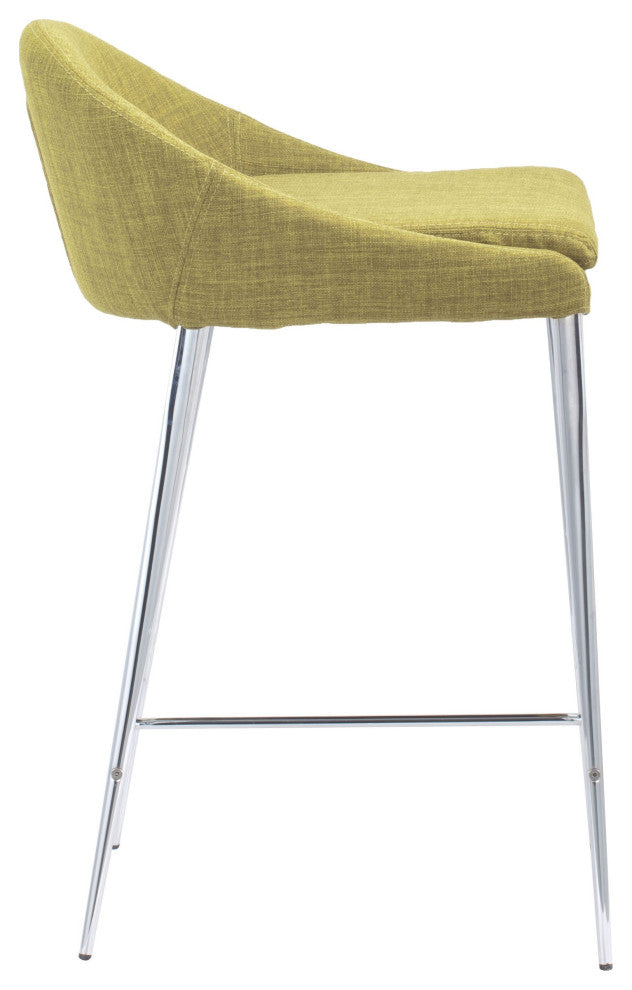 Reykjavik Counter Chair, Set of 2 Pea Green