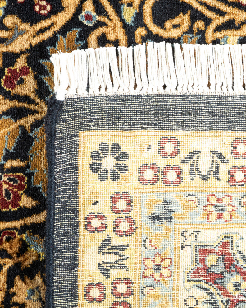 Mogul, One-of-a-Kind Hand-Knotted Area Rug Black, 6'2"x9'3"