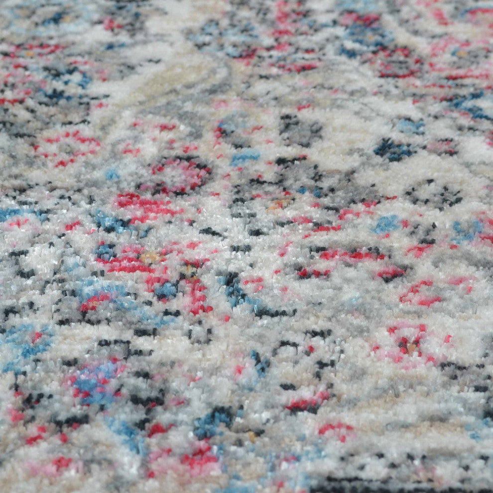 MACHINE MADE POLYESTER AREA RUGS  -Multicolor, Oriental ,Rugs for Living Room