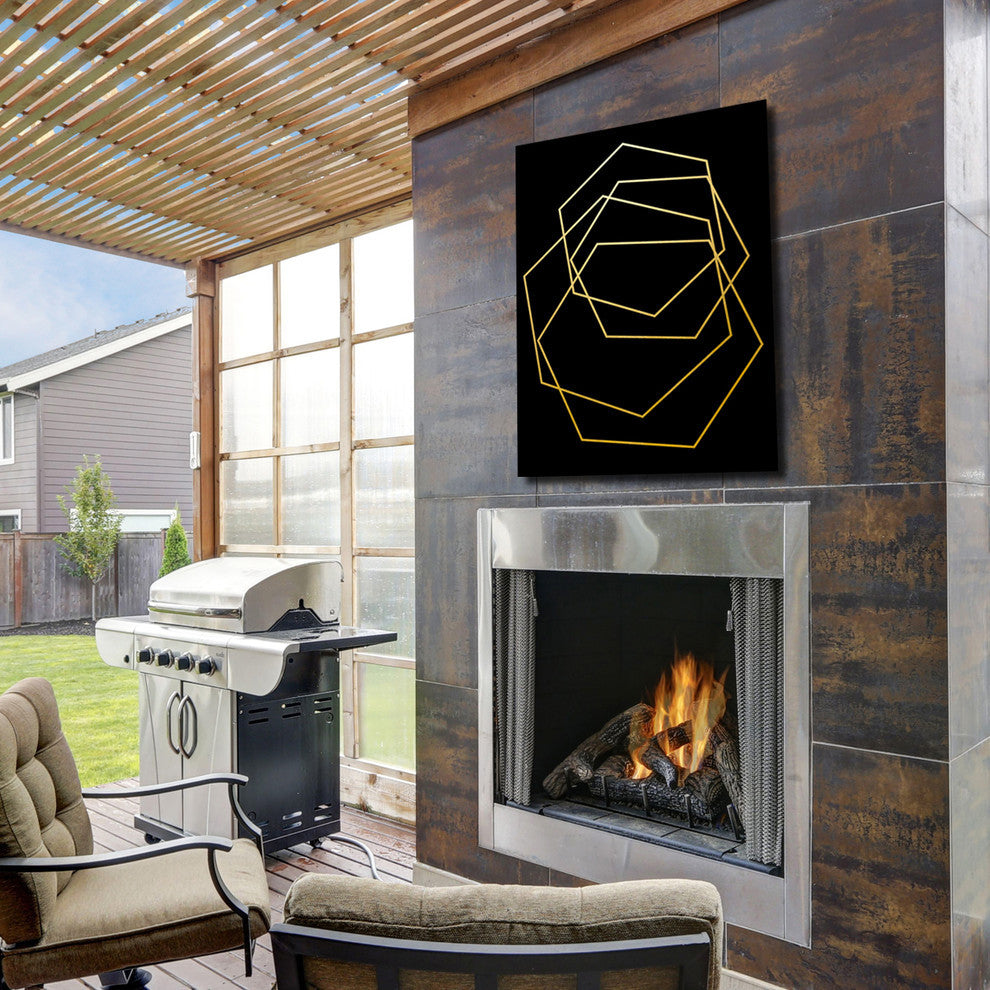 Wrapped Canvas 'Gilt Mod III/IIIB' 2 Piece Wall Decor, 2-Piece Set, 30"x40"