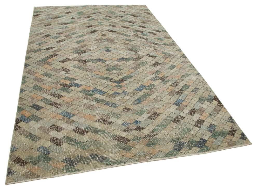Rug N Carpet - Handmade Anatolian 5' 4'' x 9' 2'' Contemporary Vintage Rug