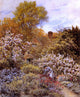 Helen Allingham A Spring Garden, 20"x25" Gallery Wrapped Canvas Print
