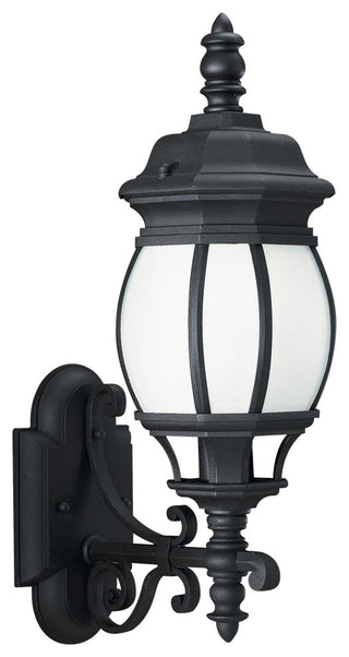 Wynfield 1-Light Outdoor Wall Lantern, Black
