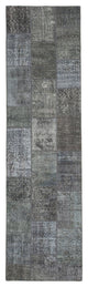 Rug N Carpet - Handwoven Oriental 2' 9" x 10' 0" Boho Patchwork Runner Rug
