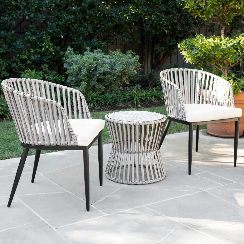 Crewkerne Wicker Outdoor Collection 3-Piece Set