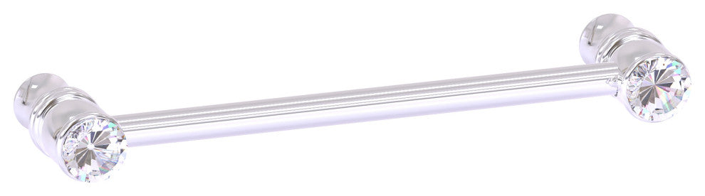Carolina Crystal 5" Cabinet Pull, Polished Chrome
