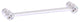 Carolina Crystal 5" Cabinet Pull, Polished Chrome