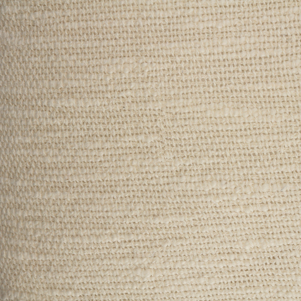 Solid Fringe Throw Pillow