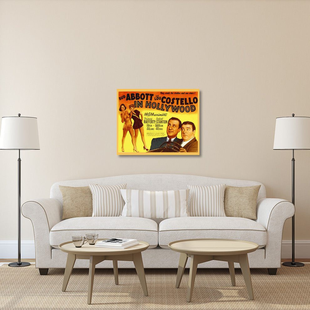 "Abbott & Costello - In Hollywood" Canvas by Hollywood Photo Archive, 40x32"