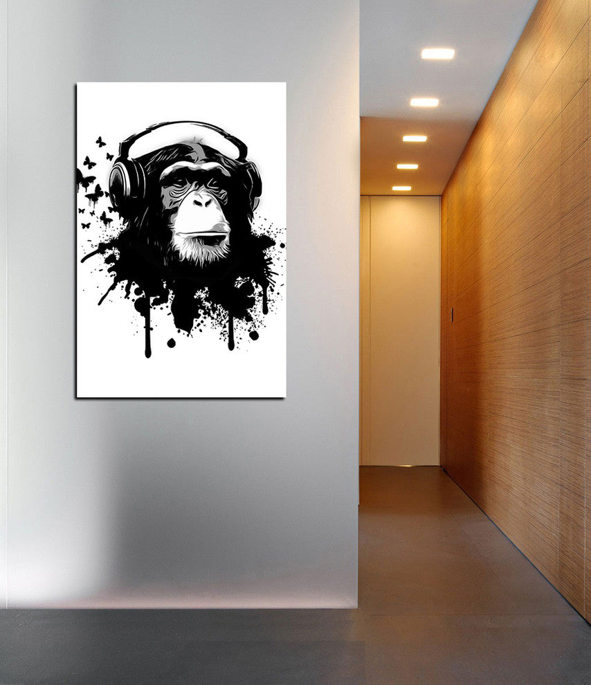 Cortesi Home "Monkey Business" by Nicklas Gustafsson, Giclee Canvas Art, 12"x18"