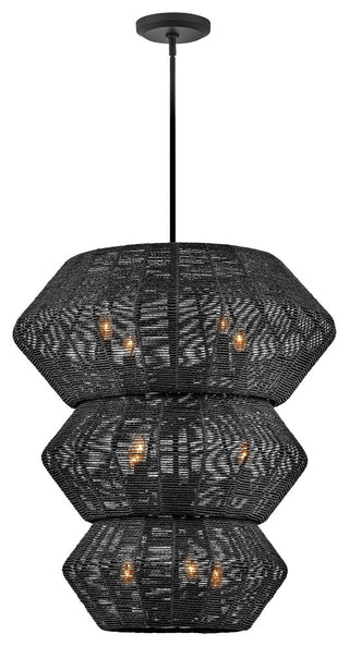 Hinkley Luca Double Extra Large Multi Tier Chandelier, Black