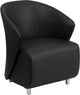 Contemporary Black Leather Lounge Chair