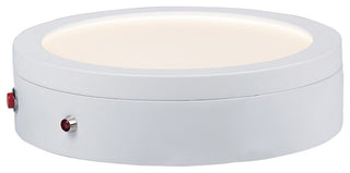Maxim Wafer LED 7" RD Flush Mount With Emergency Back Up 57784WTWT, White