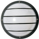 1 Light 10" Round Cage Wall Fixture Polysynthetic Body and Lens